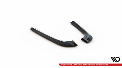 Maxton Heck Ansatz Flaps Diffusor V.2 für Mercedes-Benz CLK W209 schwarz Hochglanz