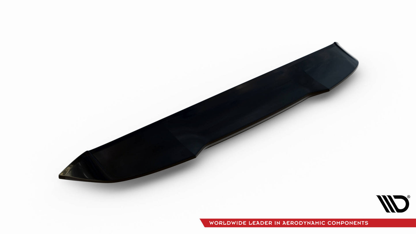 Maxton Spoiler CAP für 3D Volkswagen Golf R / R-Line / GTI Mk7 schwarz Hochglanz