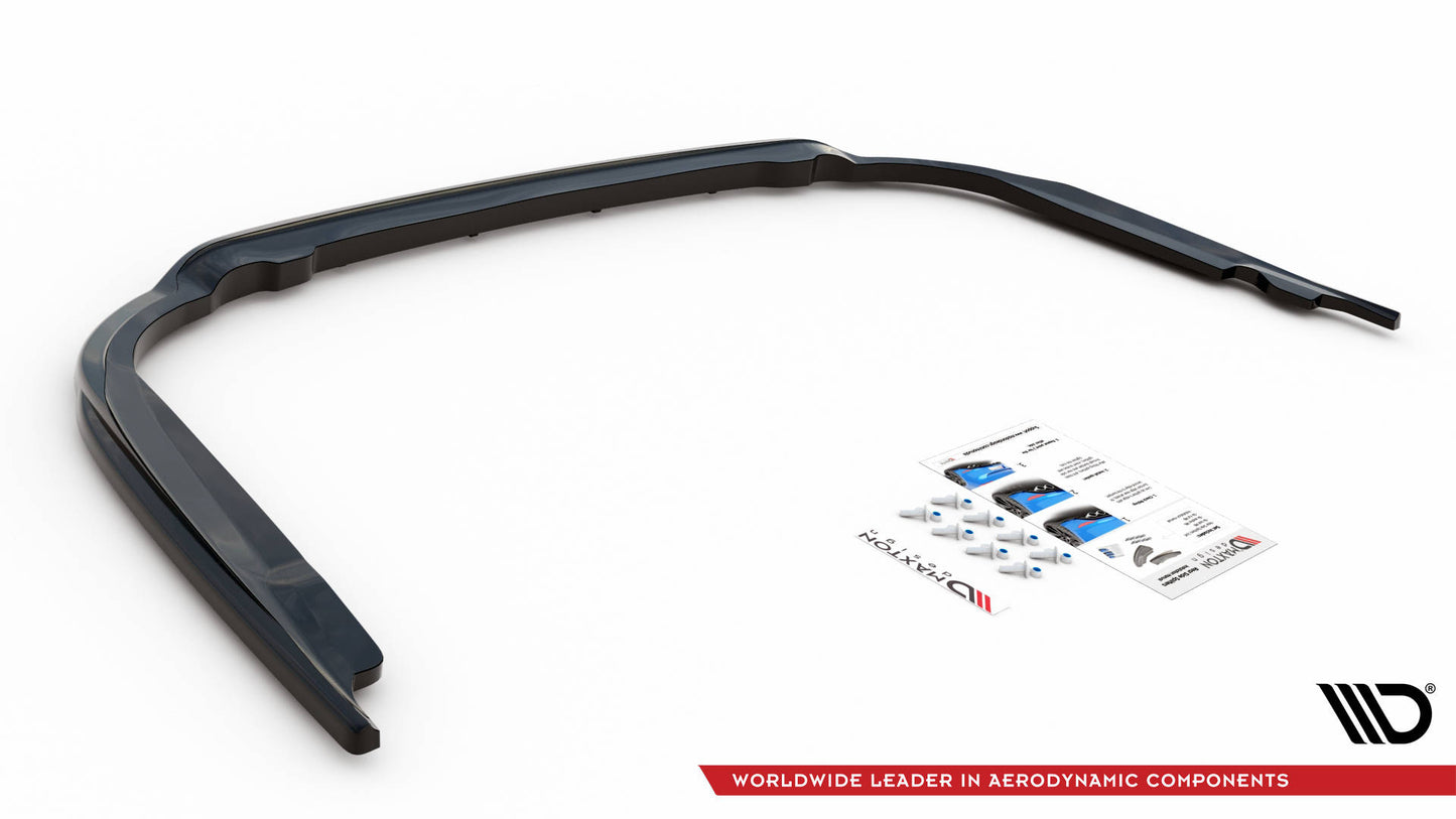 Maxton Mittlerer Diffusor Heck Ansatz DTM Look für Toyota Avensis Mk3 Facelift schwarz matt