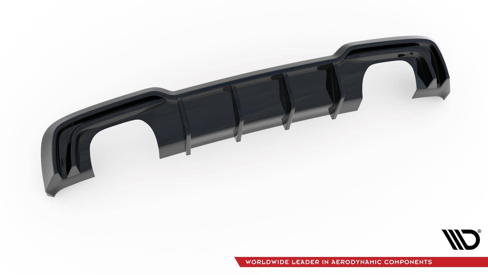 Maxton Diffusor Heck Ansatz für Audi S3 Sportback 8V Facelift