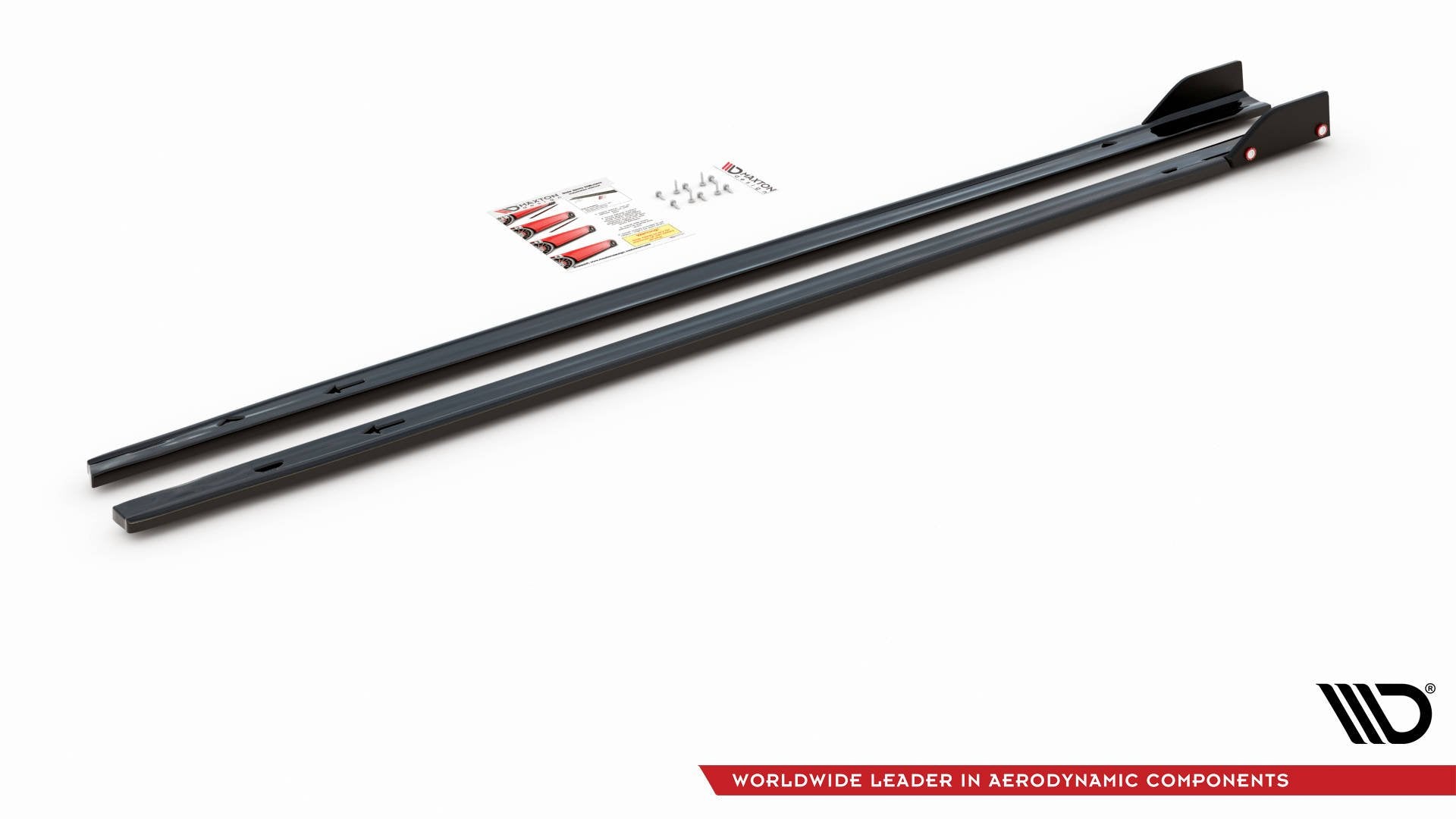 Maxton Seitenschweller Ansatz für V.2 für + Flaps Volkswagen Golf GTI / GTE / GTI Clubsport / R-Line Mk8