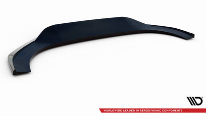 Maxton Front Ansatz V.2 für Audi SQ7 / Q7 S-Line Mk2 schwarz Hochglanz