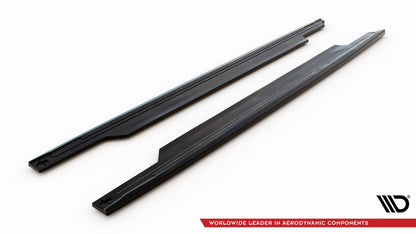 Maxton Seitenschweller Ansatz für Kia Ceed GT Mk3  schwarz Hochglanz