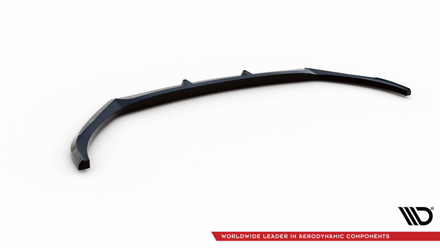 Maxton Front Ansatz V.1 für Hyundai I20 Mk2 Facelift schwarz Hochglanz