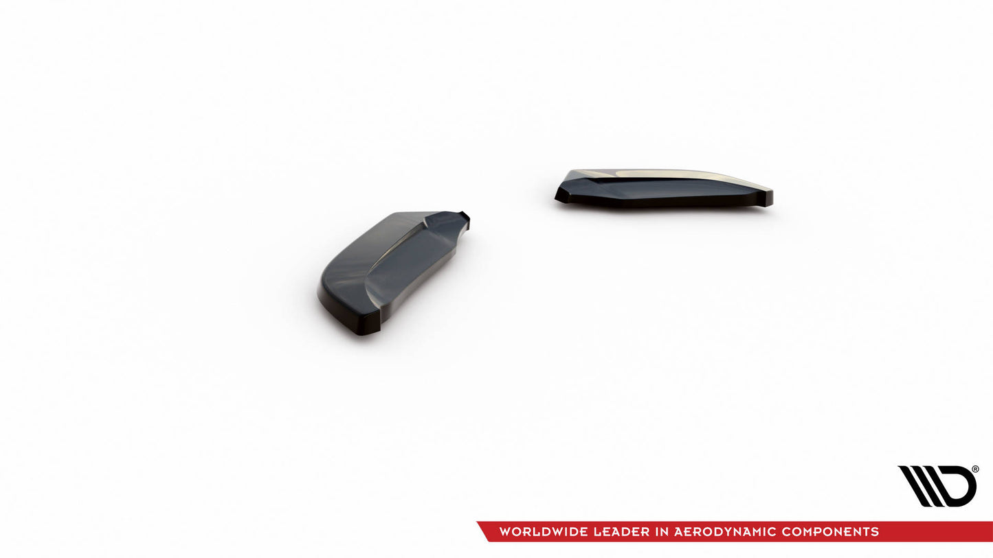 Maxton Heck Ansatz Flaps Diffusor für Volkswagen Scirocco Mk3 schwarz Hochglanz