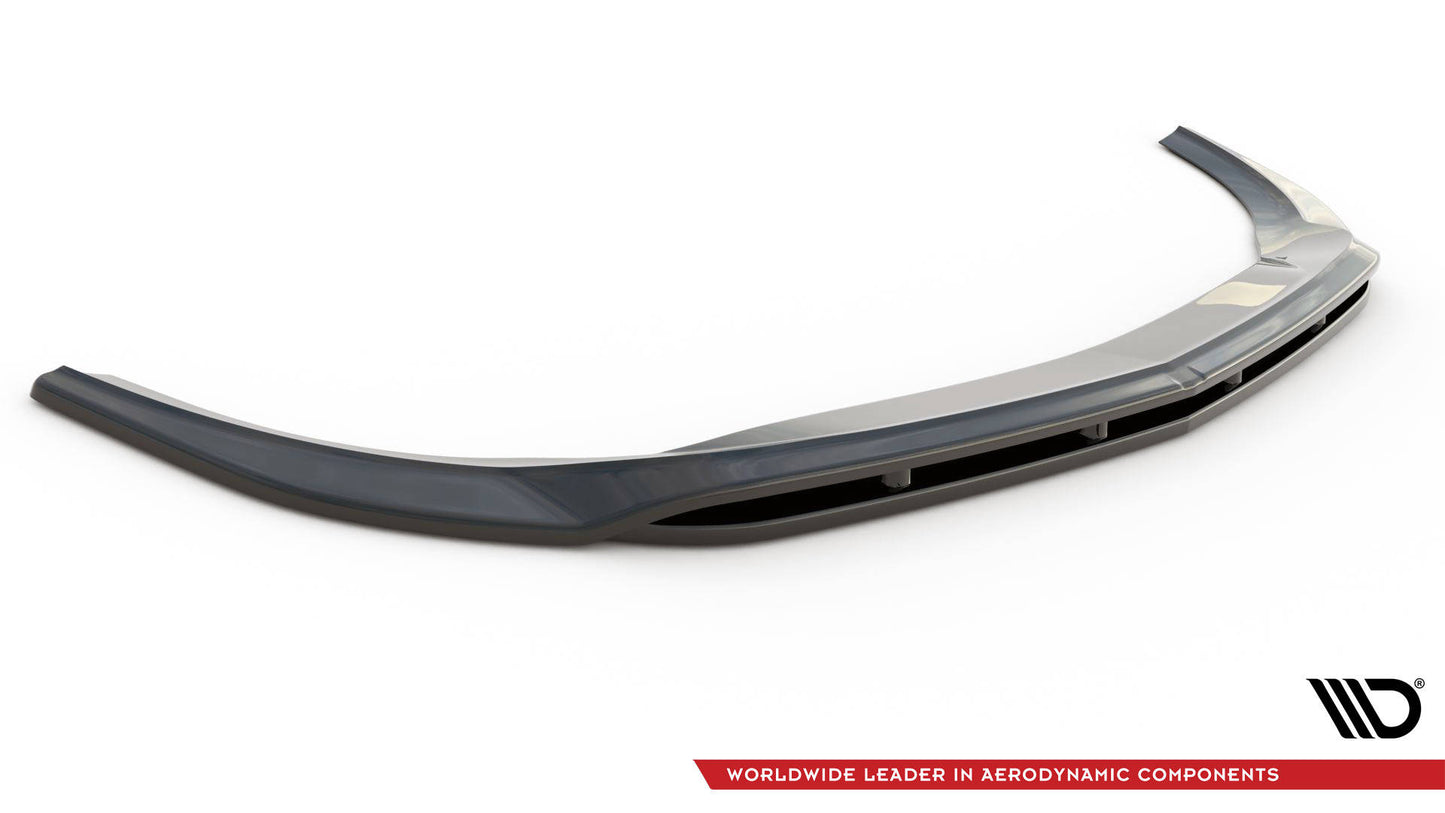 Maxton Front Ansatz V.4 für Mercedes-Benz V-Klasse W447 schwarz Hochglanz