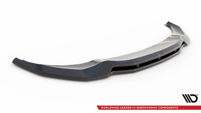 Maxton Front Ansatz V.1 für BMW X3 M40d / M40i / M-Paket G01  schwarz Hochglanz