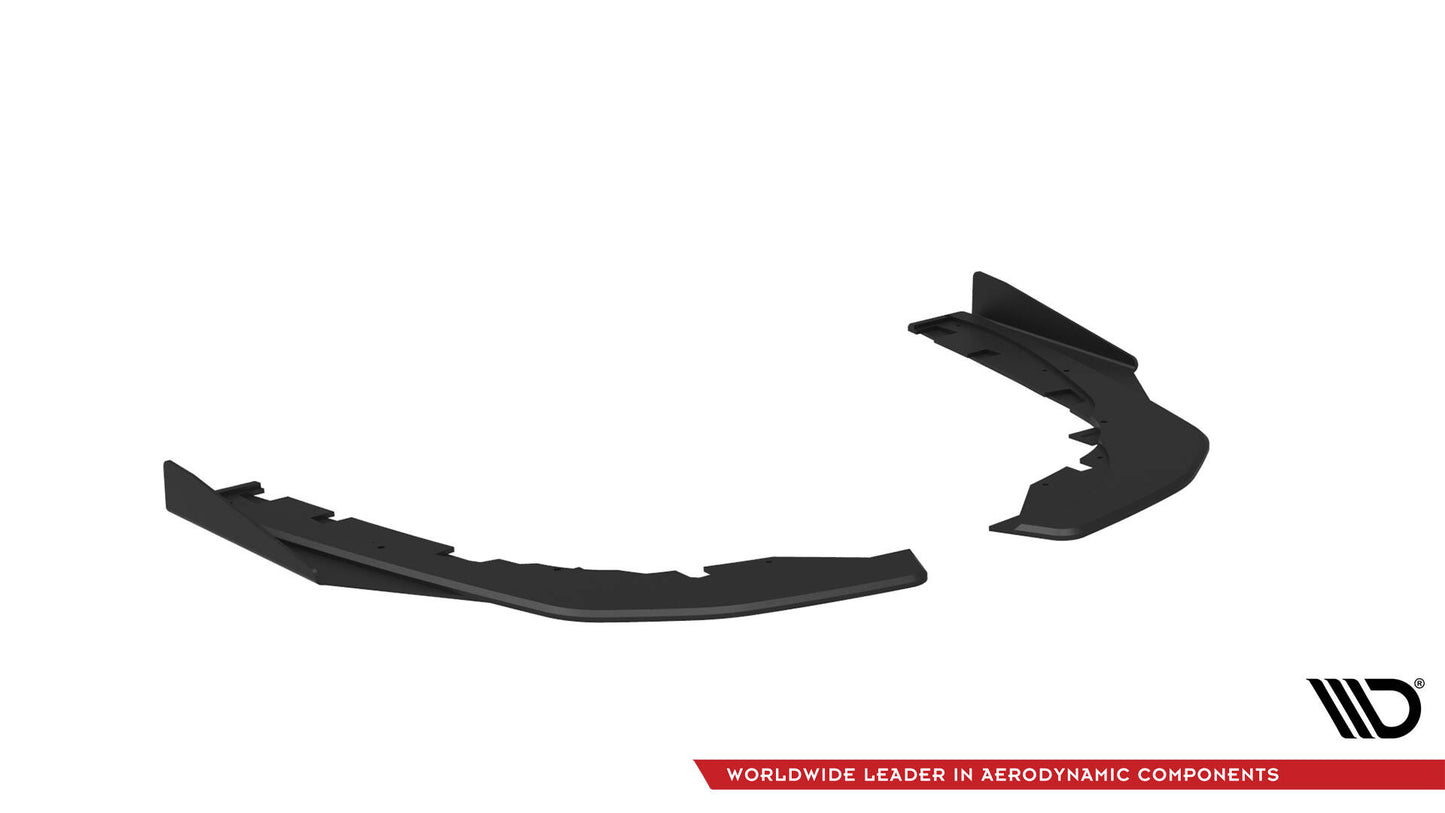 Maxton Street Pro Heck Ansatz Flaps Diffusor +Flaps für Kia Stinger GT / GT-Line  Mk1 schwarz Hochglanz