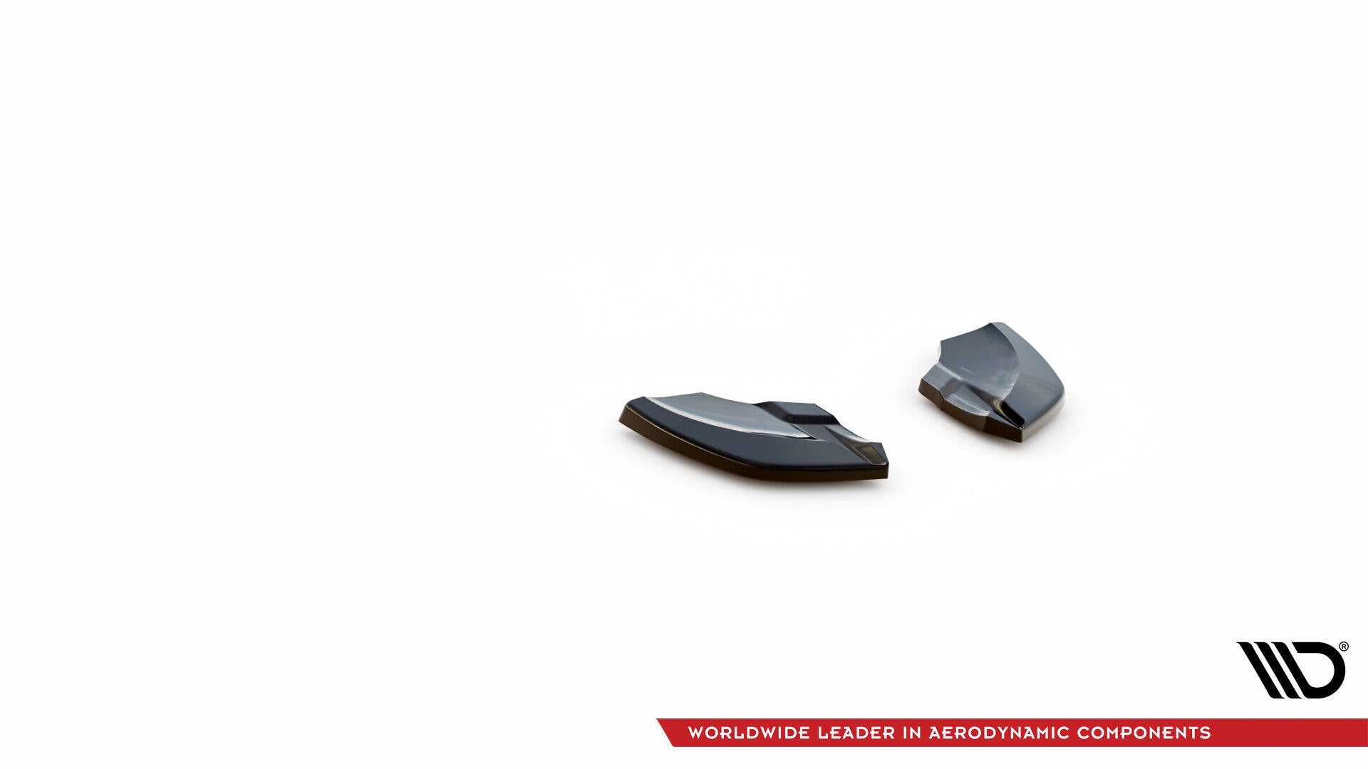 Maxton Heck Ansatz Flaps Diffusor V.3 für Volkswagen Scirocco R Mk3 schwarz Hochglanz