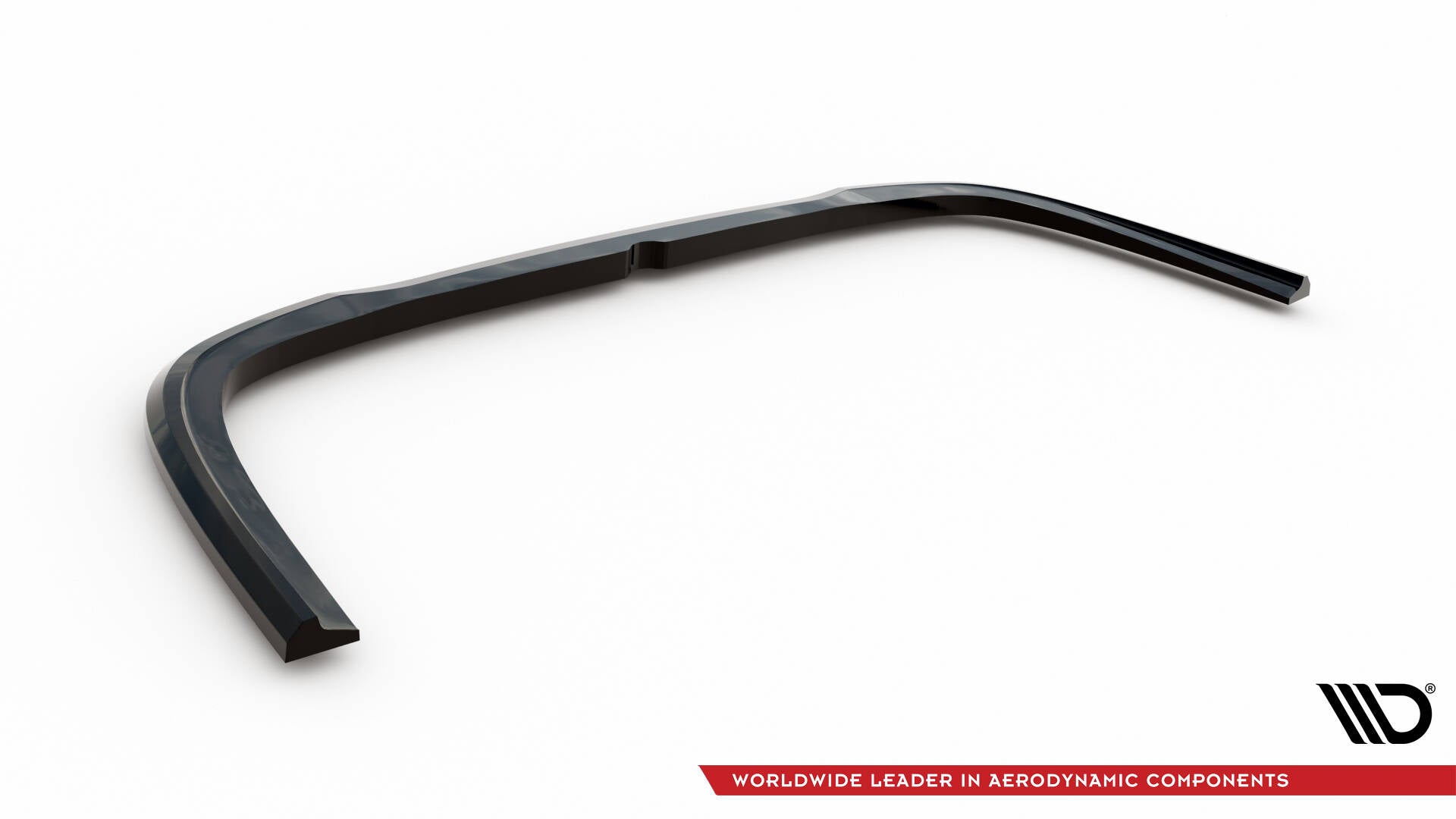 Maxton Zentrale Hinten Splitte Ford Transit Courier Mk1 schwarz Hochglanz