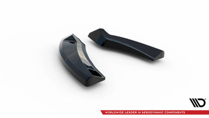 Maxton Heck Ansatz Flaps Diffusor für Mazda 3 Mk4 schwarz Hochglanz