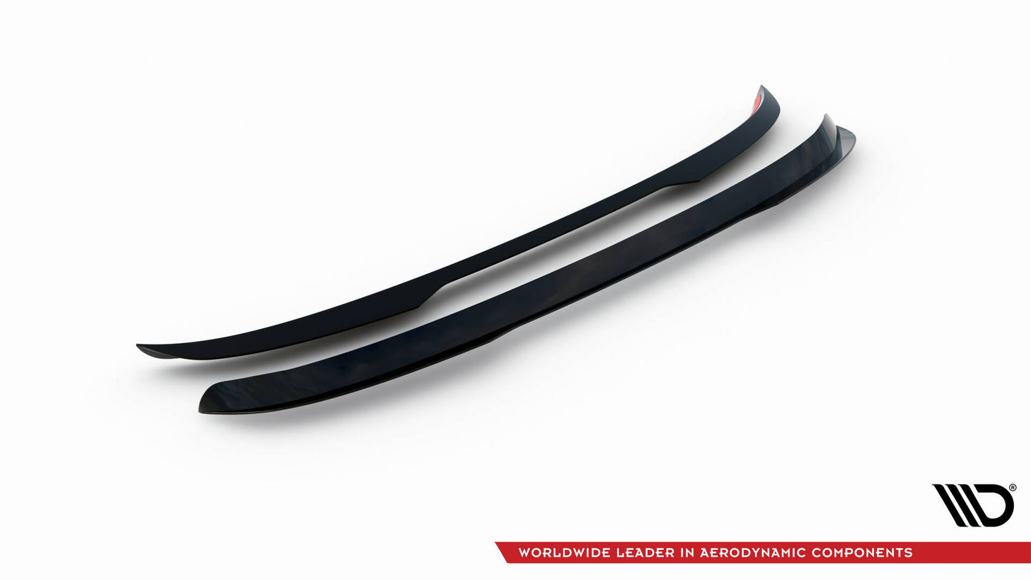 Maxton Spoiler CAP für Mercedes-Benz GLE SUV AMG-Line W167 schwarz Hochglanz