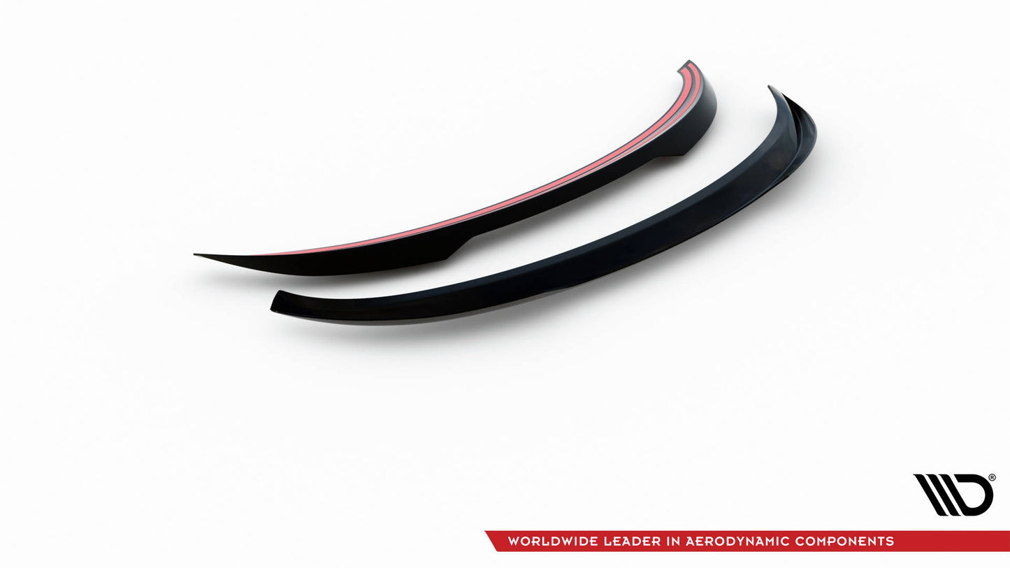 Maxton Spoiler CAP für Mini Cooper S F56 Facelift  schwarz Hochglanz