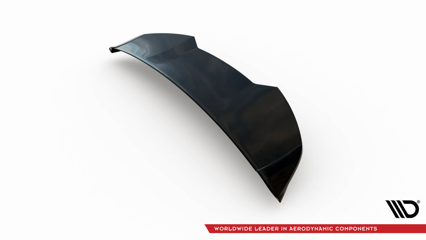 Maxton Spoiler CAP für 3D Mercedes-AMG A35 Hatchback W177 schwarz Hochglanz