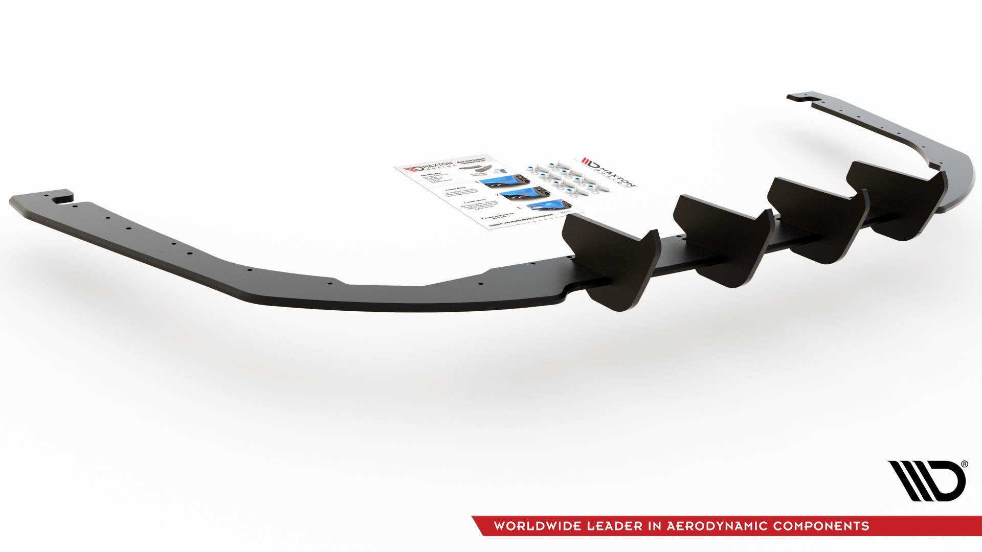 Maxton Robuste Racing Diffusor Heck Ansatz für Volkswagen Arteon R-Line