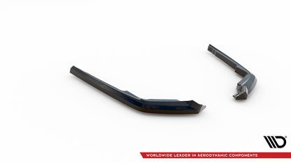 Maxton Heck Ansatz Flaps Diffusor für Toyota Highlander Mk4 schwarz Hochglanz