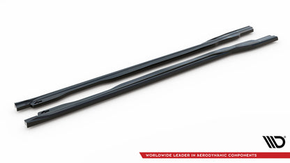 Maxton Seitenschweller Ansatz für V.1 für Honda Civic Type-R Mk 11 schwarz Hochglanz