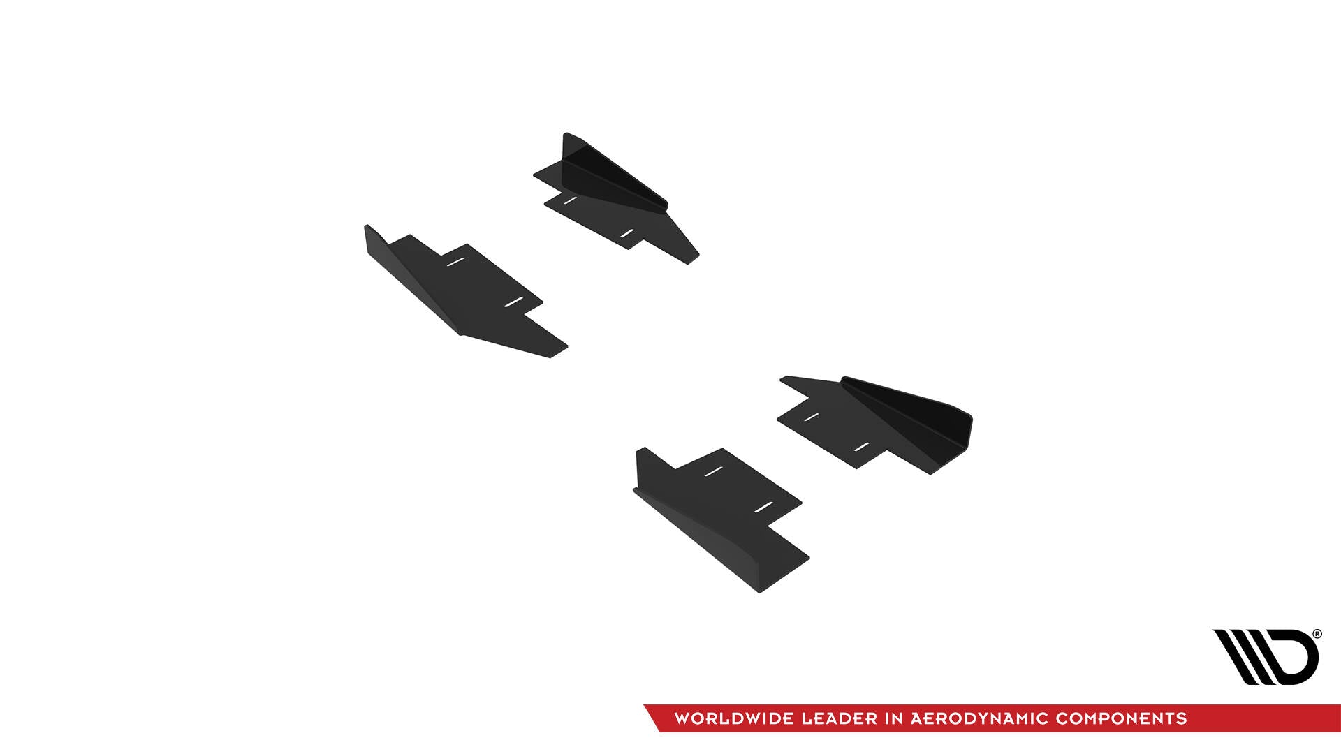 Maxton Side Flaps Audi A5 / A5 S-Line / S5 Coupe / Cabrio 8T / 8T Facelift schwarz Hochglanz