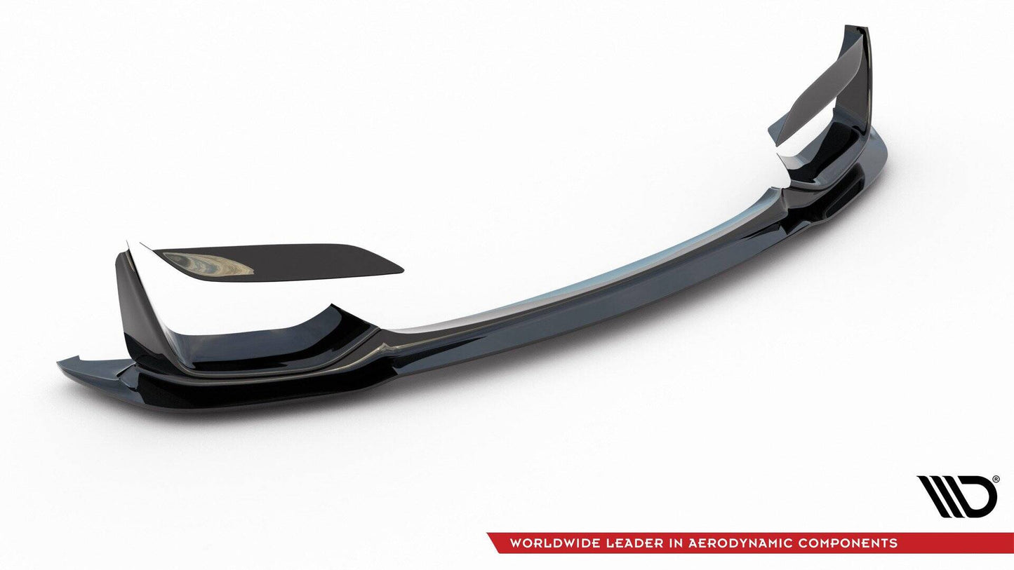 Maxton Front Ansatz für + Rahmen Fur Seitlich Lufteinlasse BMW M3 F80 schwarz matt
