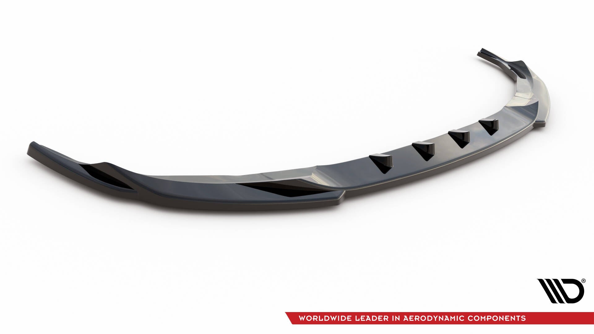 Maxton Front Ansatz V.2 für BMW 3er Sport Line G20 / G21 schwarz Hochglanz