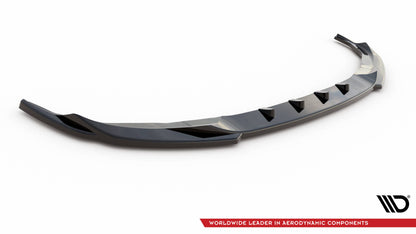 Maxton Front Ansatz V.2 für BMW 3er Sport Line G20 / G21 schwarz Hochglanz