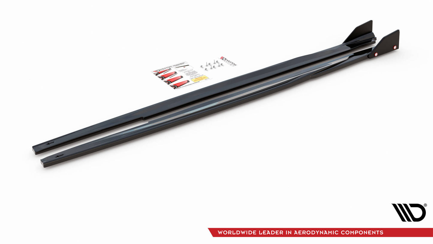 Maxton Seitenschweller Ansatz für  V.1 + Flaps Toyota Corolla GR Sport Hatchback XII