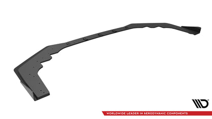 Maxton Street Pro Front Ansatz für +Flaps für + Flaps Subaru WRX STI Mk1 Facelift schwarz Hochglanz