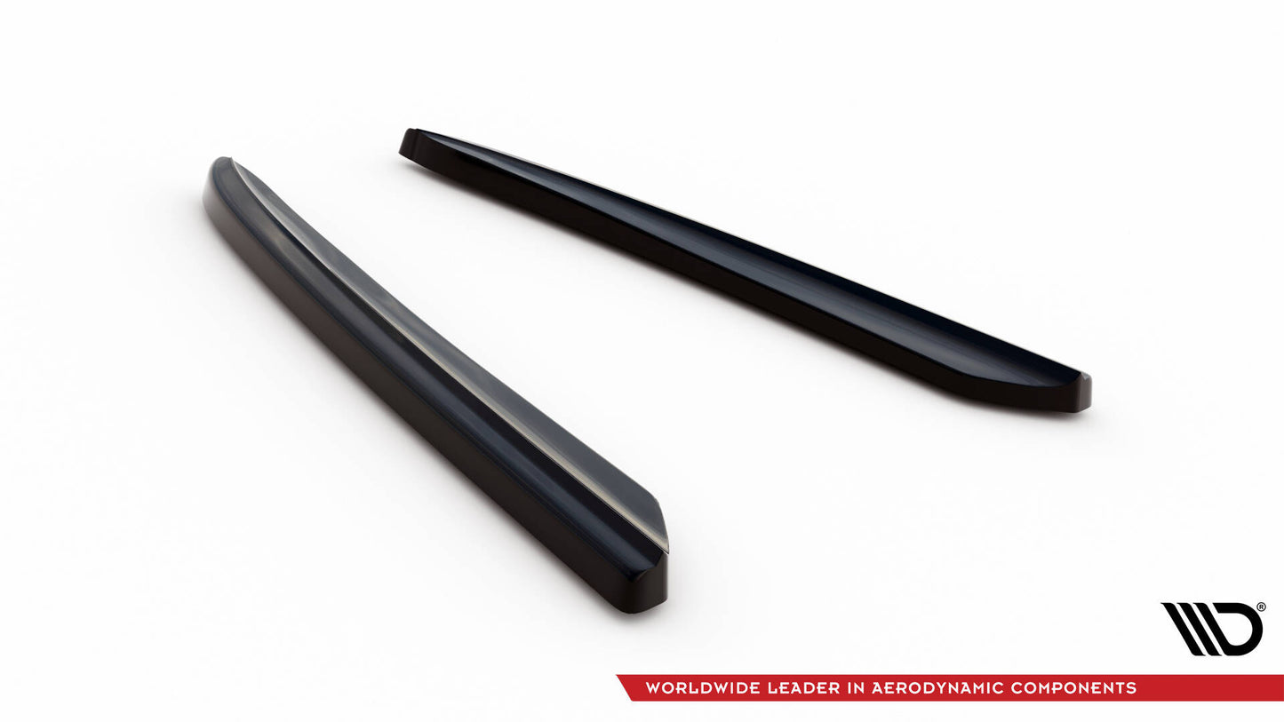 Maxton Heck Ansatz Flaps Diffusor für Mercedes-Benz CLS C219 schwarz Hochglanz