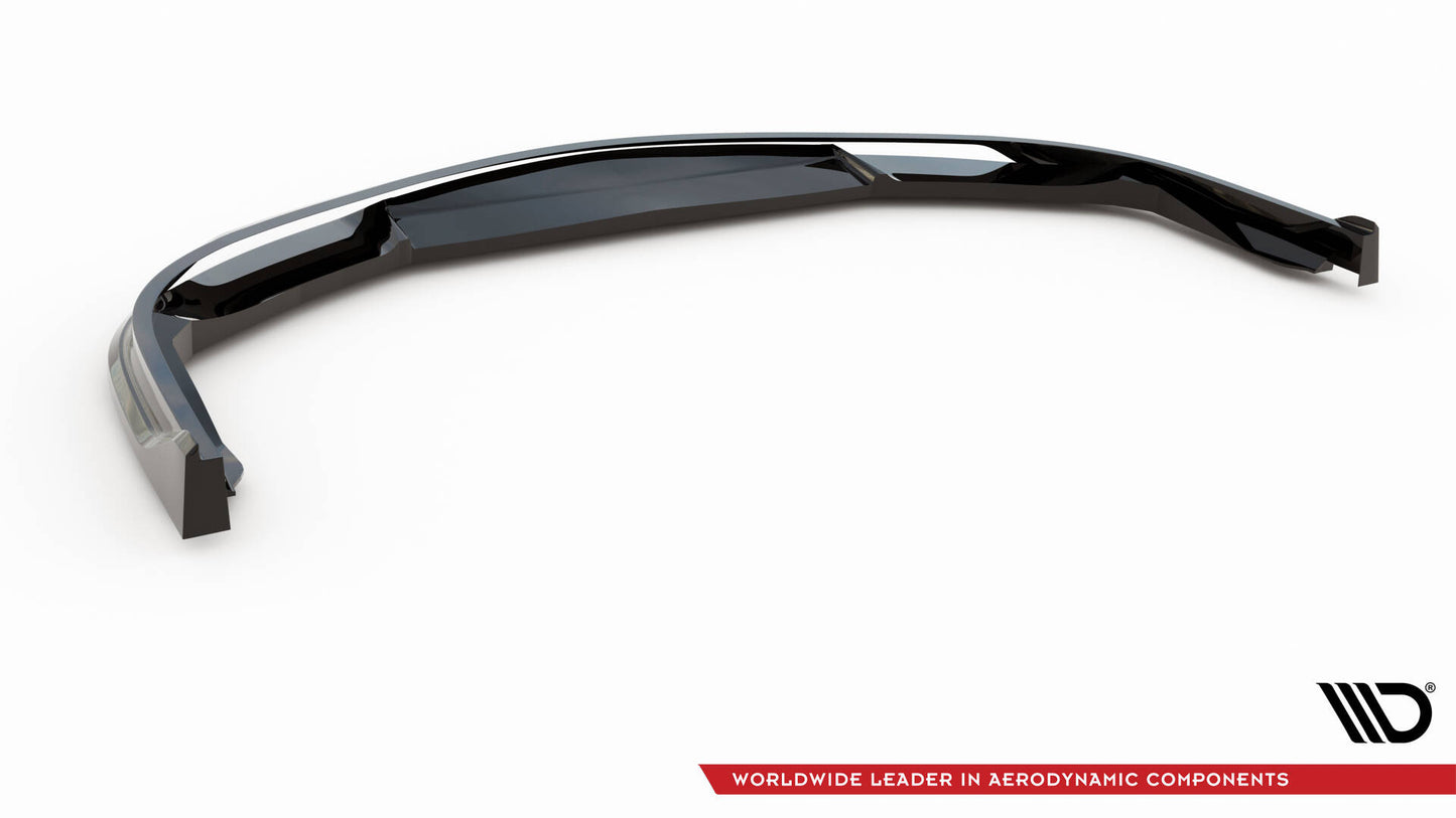 Maxton Front Ansatz für Porsche 911 Turbo 997 schwarz Hochglanz
