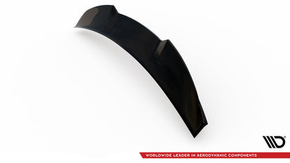 Maxton Spoiler CAP für 3D Alfa Romeo Giulia Quadrifoglio schwarz Hochglanz