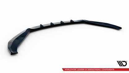 Maxton Front Ansatz V.2 für Audi TT S 8S Facelift schwarz Hochglanz