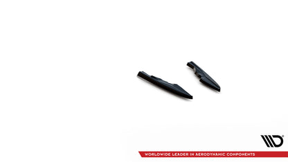 Maxton Heck Ansatz Flaps Diffusor V.2 für Audi RSQ8 Mk1 schwarz Hochglanz