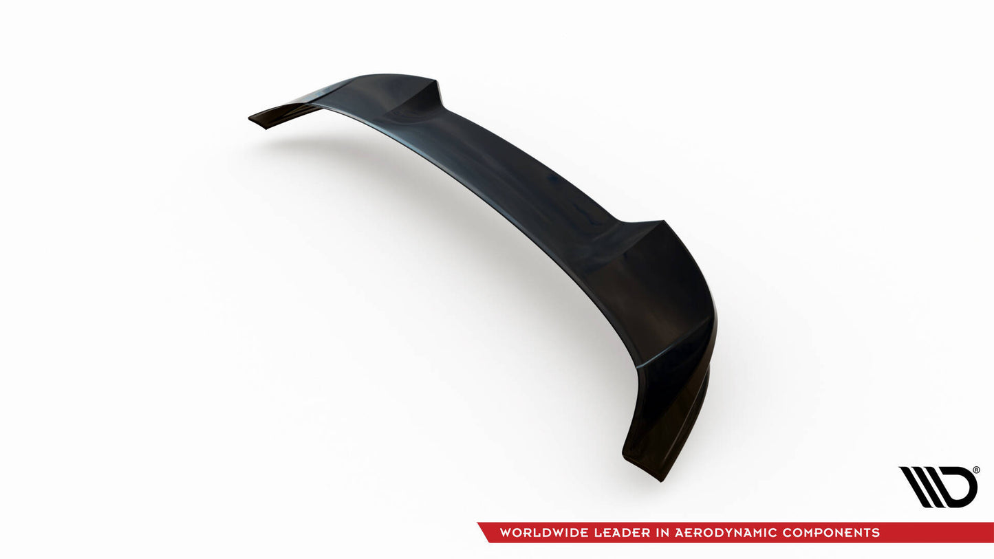 Maxton Spoiler CAP für 3D Volkswagen Golf GTI / R Mk8 schwarz Hochglanz