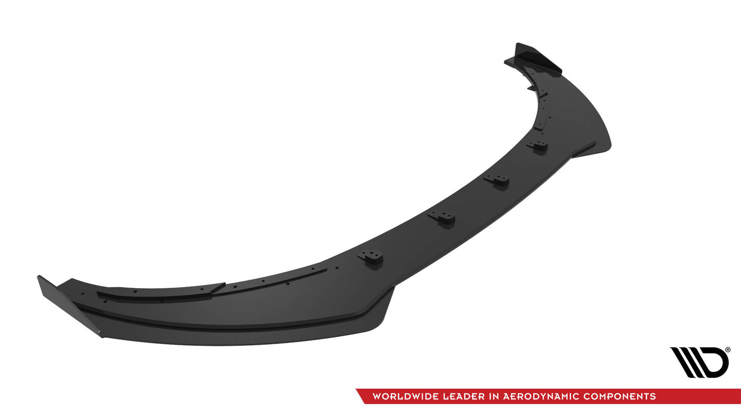 Maxton Street Pro Front Ansatz für +Flaps für V.1 + Flaps Toyota GR86 Mk1 schwarz Hochglanz