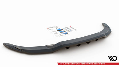 Maxton Mittlerer Diffusor Heck Ansatz DTM Look für Audi A3 S-Line Sportback 8Y schwarz Hochglanz