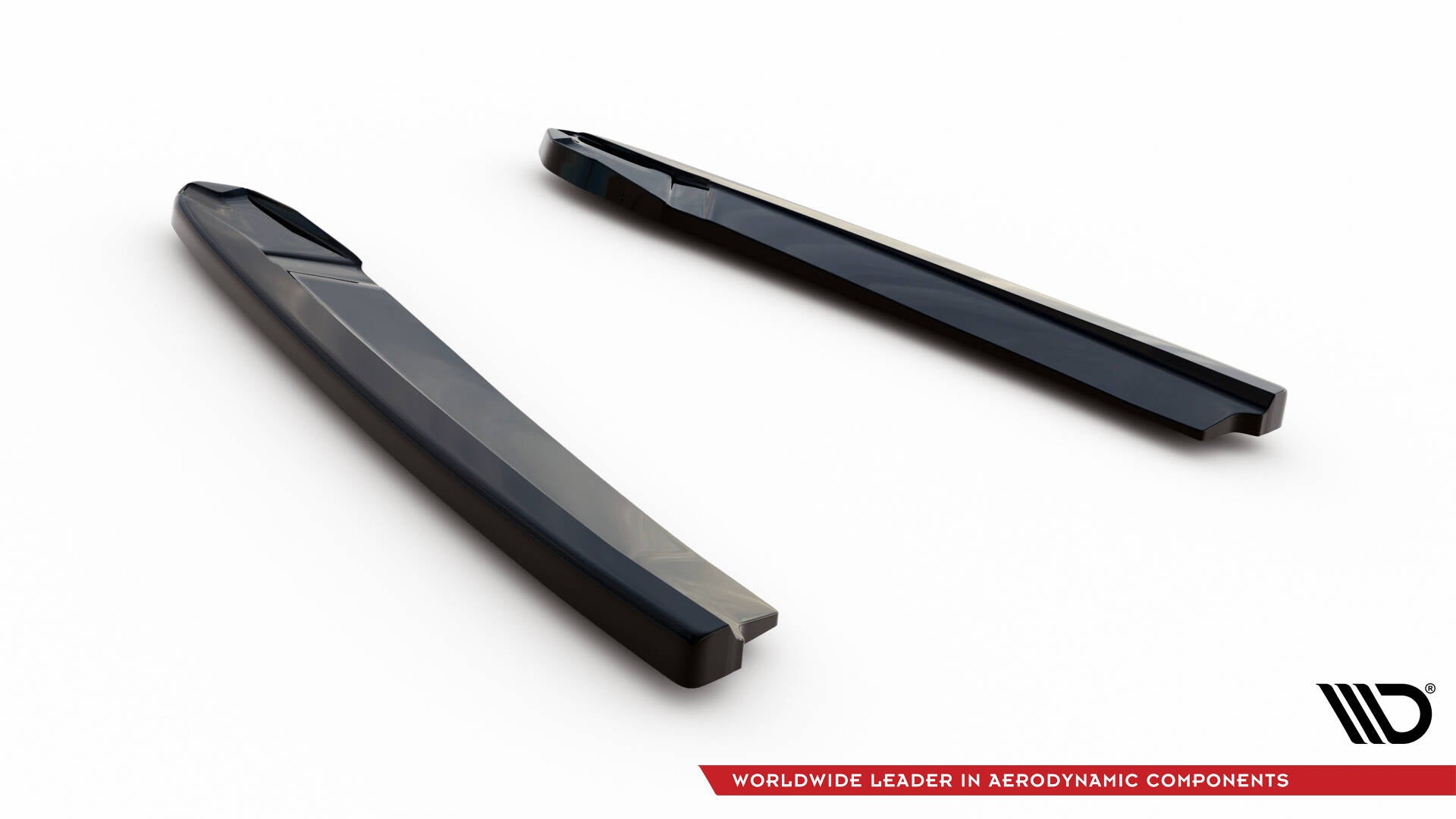 Maxton Heck Ansatz Flaps Diffusor V.4 für Skoda Octavia RS Mk4 schwarz Hochglanz