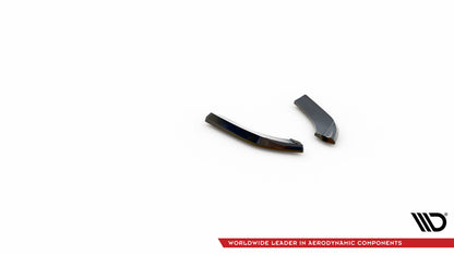 Maxton Heck Ansatz Flaps Diffusor für Mini Cooper Clubman John Cooper Works F54 Facelift schwarz Hochglanz