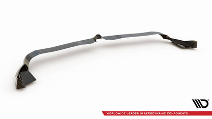 Maxton Front Ansatz für Alfa Romeo Giulia Quadrifoglio schwarz Hochglanz