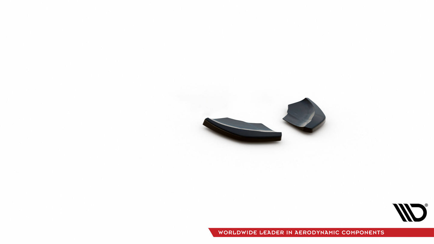 Maxton Heck Ansatz Flaps Diffusor V.2 für Volkswagen Scirocco R Mk3 schwarz Hochglanz