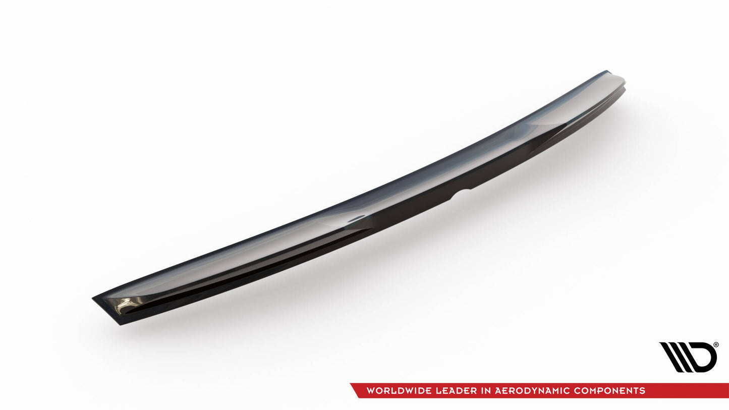 Maxton Spoiler CAP für 3D Mercedes-Benz E Limousine AMG-Line W214 schwarz Hochglanz