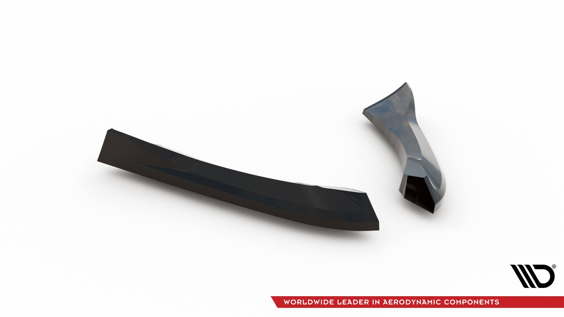 Maxton Heck Ansatz Flaps Diffusor für Mazda MX5 NC (Mk3) schwarz Hochglanz