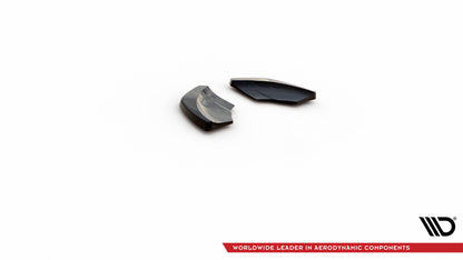 Maxton Heck Ansatz Flaps Diffusor V.2 für Volkswagen Scirocco R Mk3 schwarz Hochglanz