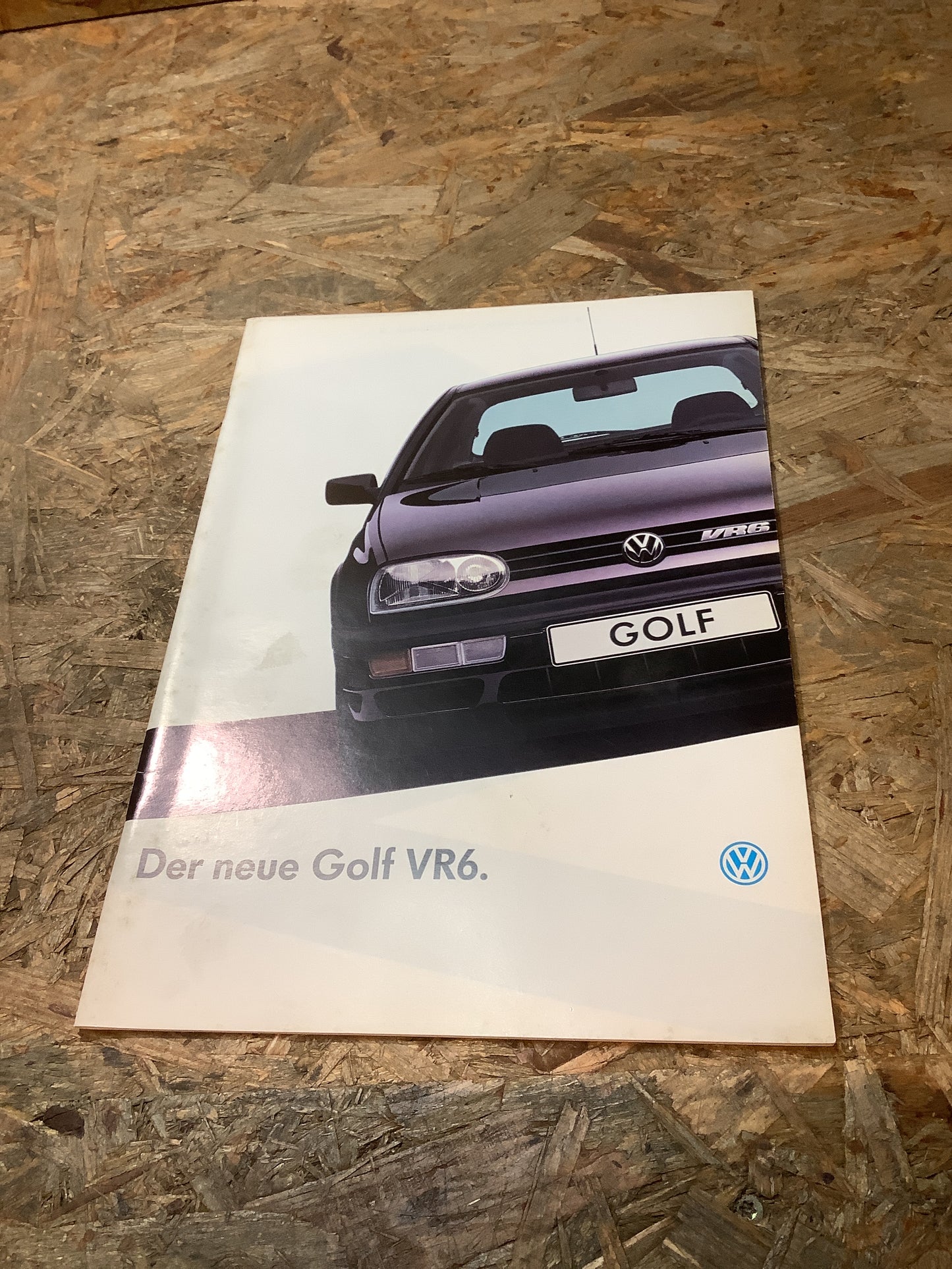 Der neue Golf VR6 Werbeheft Ausgabe Januar 1992