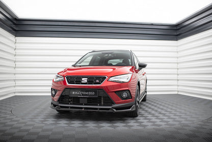 Maxton Front Ansatz für Seat Arona FR Mk1 schwarz Hochglanz