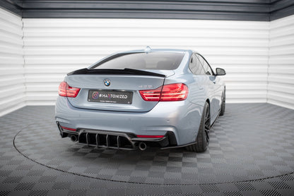 Maxton Street Pro Heck Ansatz Flaps Diffusor für BMW 4er35i Coupe M-Paket F32
