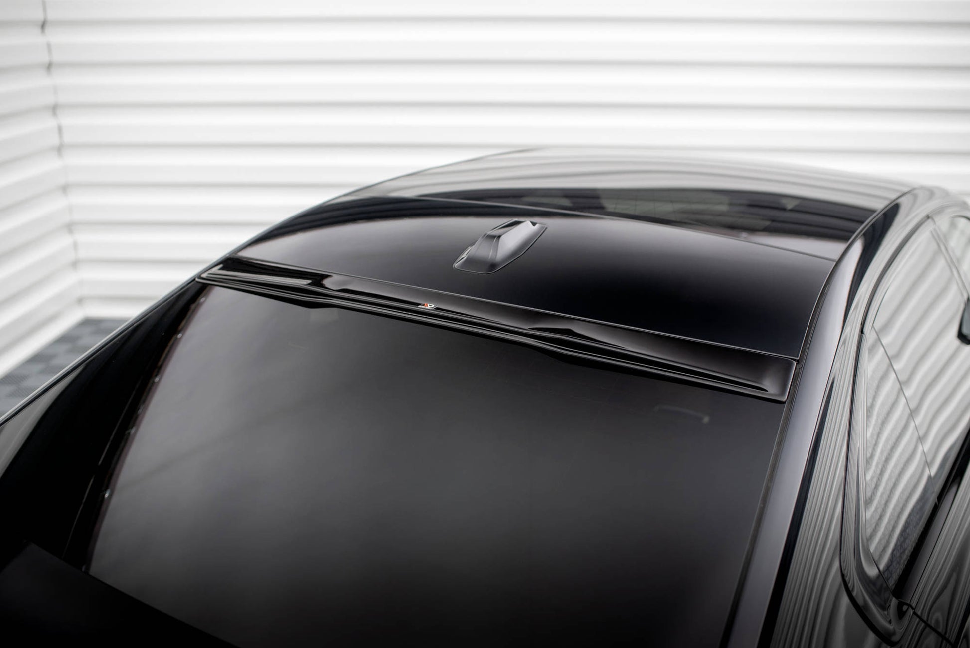 Maxton Heckscheiben Spoiler für BMW 7 M-Paket / M760e / i7 M-Paket / 7 Standard G70 schwarz Hochglanz