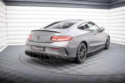 Maxton Street Pro Heck Ansatz Flaps Diffusor für Mercedes-AMG C43 Coupe C205 Facelift