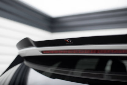 Maxton Spoiler CAP für Mercedes-Benz C Kombi AMG-Line / 43 AMG S206 schwarz Hochglanz