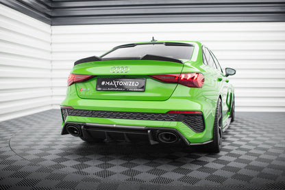 Maxton Carbon Fiber Diffusor Heck Ansatz für Audi RS3 8Y