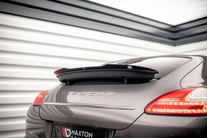 Maxton Spoiler CAP für Porsche Panamera / Panamera Diesel 970 schwarz Hochglanz